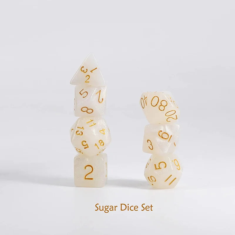 Coffee & Sugar D&D Dice and Travel Mug Set