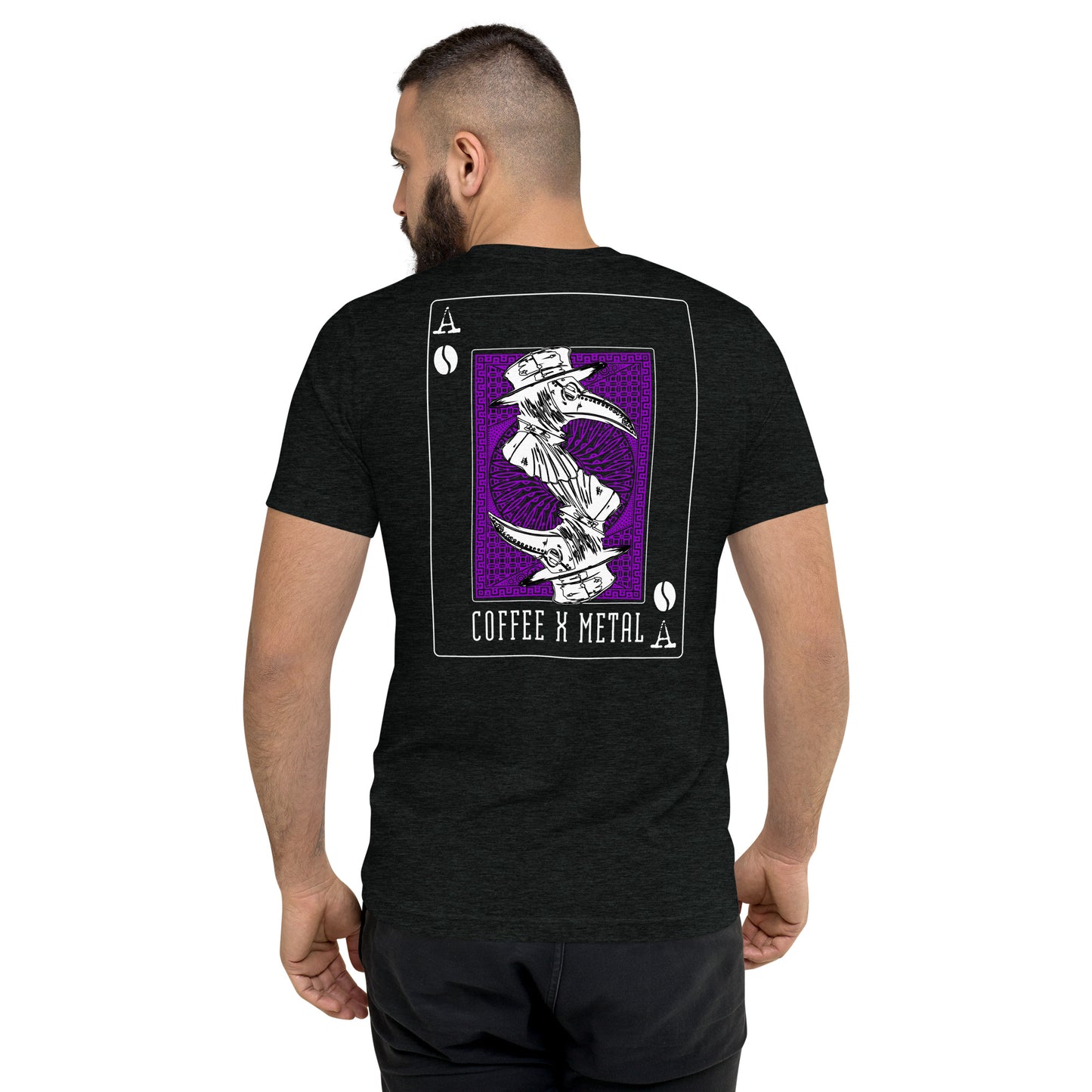 Plague Doctor Playing card Tshirt PURPLE